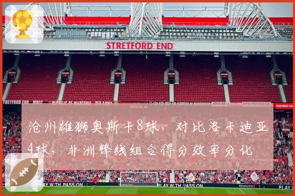 沧州雄狮奥斯卡8球，对比洛卡迪亚4球，非洲锋线组合得分效率分化